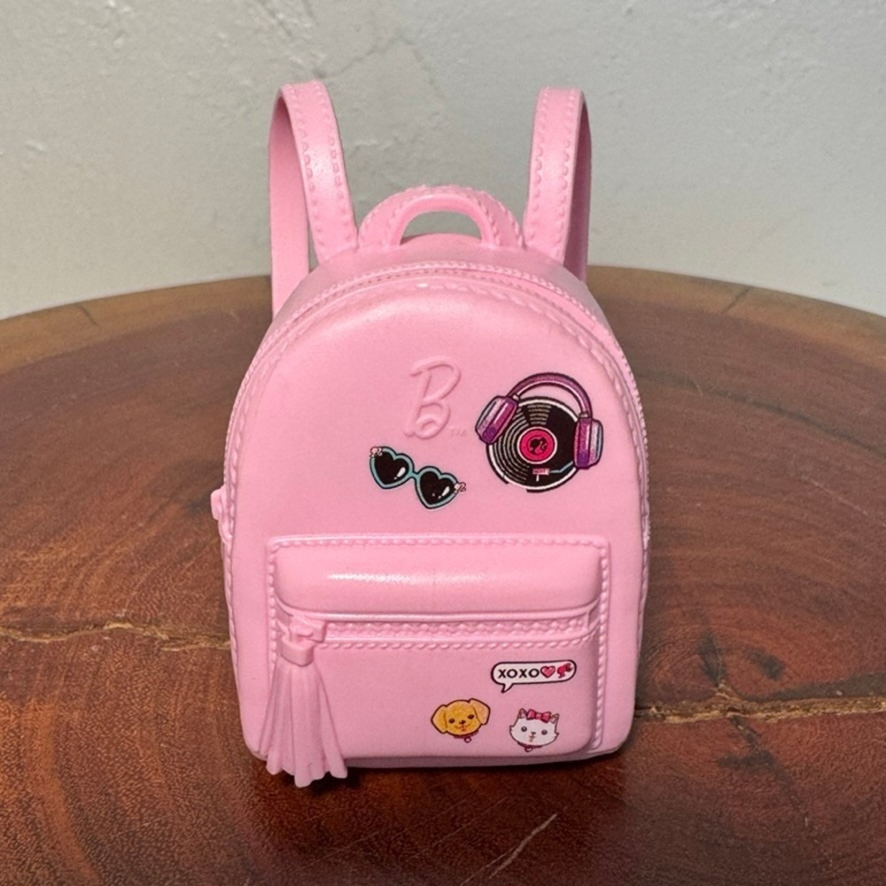 Mattel Barbie Backpack Fashionistas Travel Passport Knapsack Accessory
